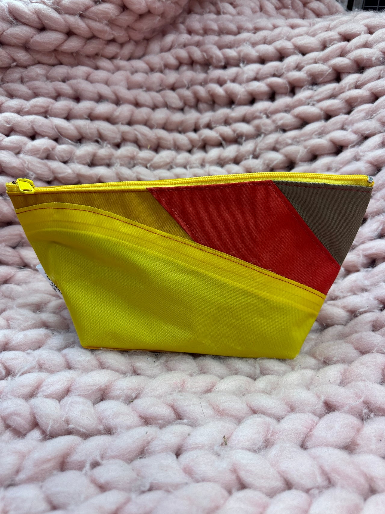 I used to be a Life Jacket and Material Offcuts - Boxy Pouch