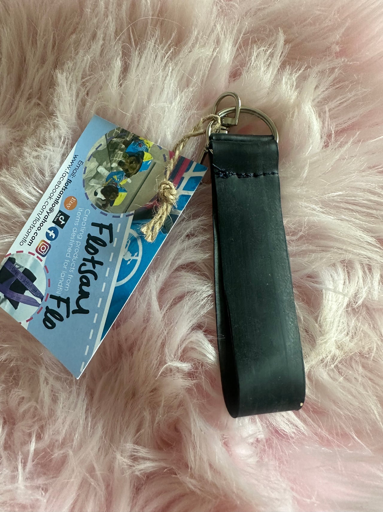 I used to be a Punctured Inner Tube - Keyring