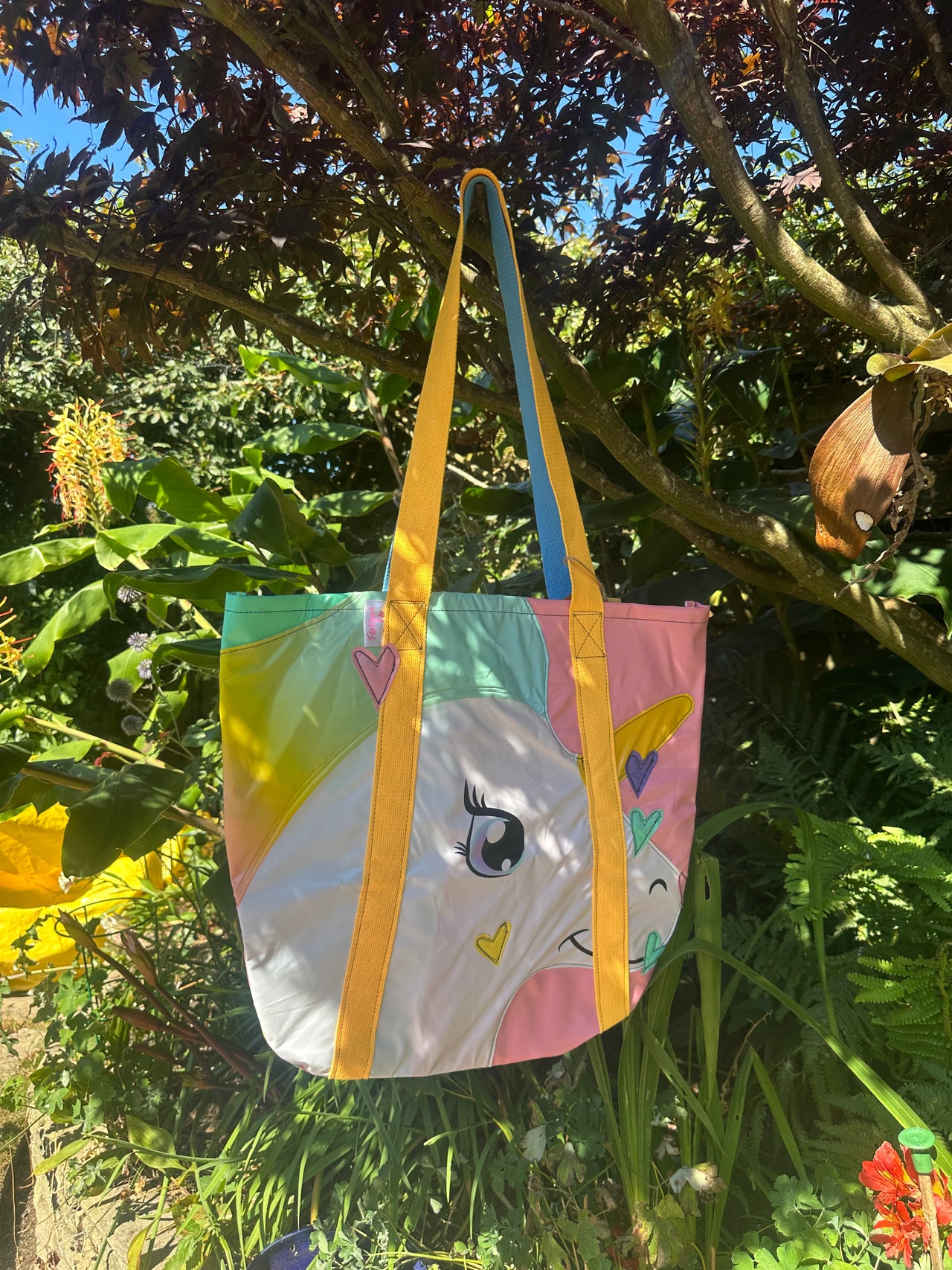 I used to be mostly Broken Unicorn Inflatable and Banner - Larger Adults Shoulder Bag