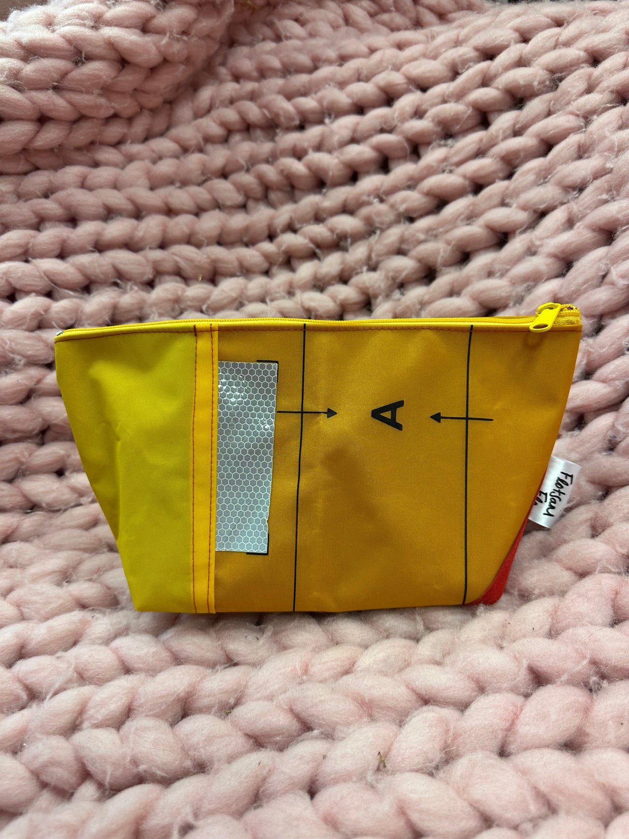 I used to be a Life Jacket and Material Offcuts - Boxy Pouch