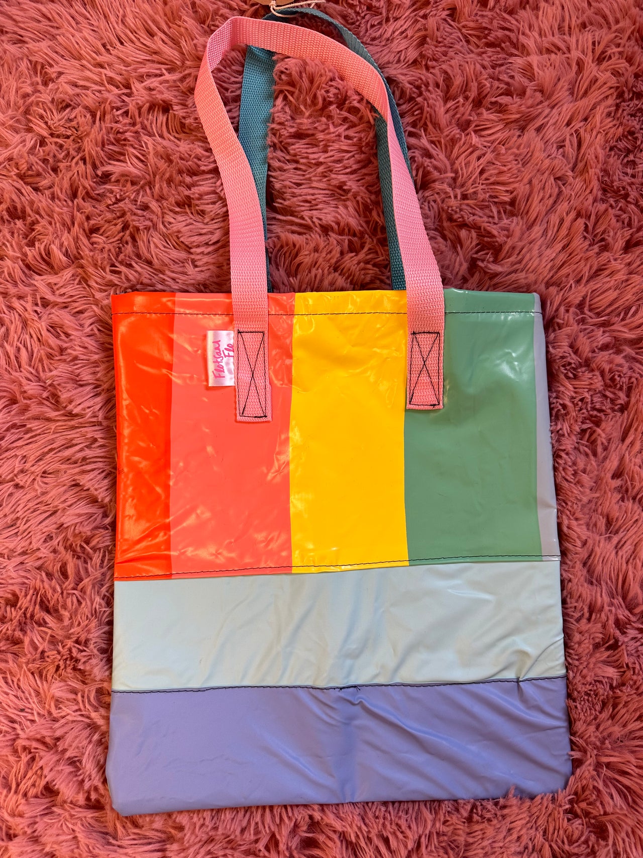 I used to be a Banner and Broken Rainbow Inflatable - Tote Bag