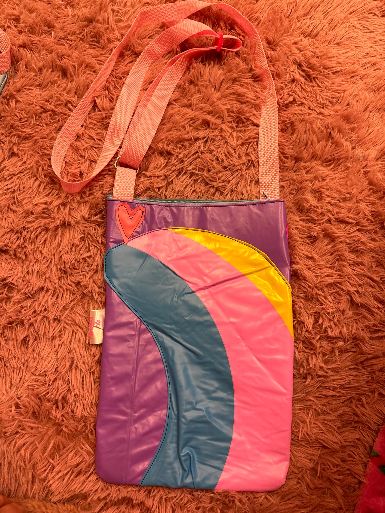 I used to be a Banner and Inflatable - Rainbow Cross Body Bag
