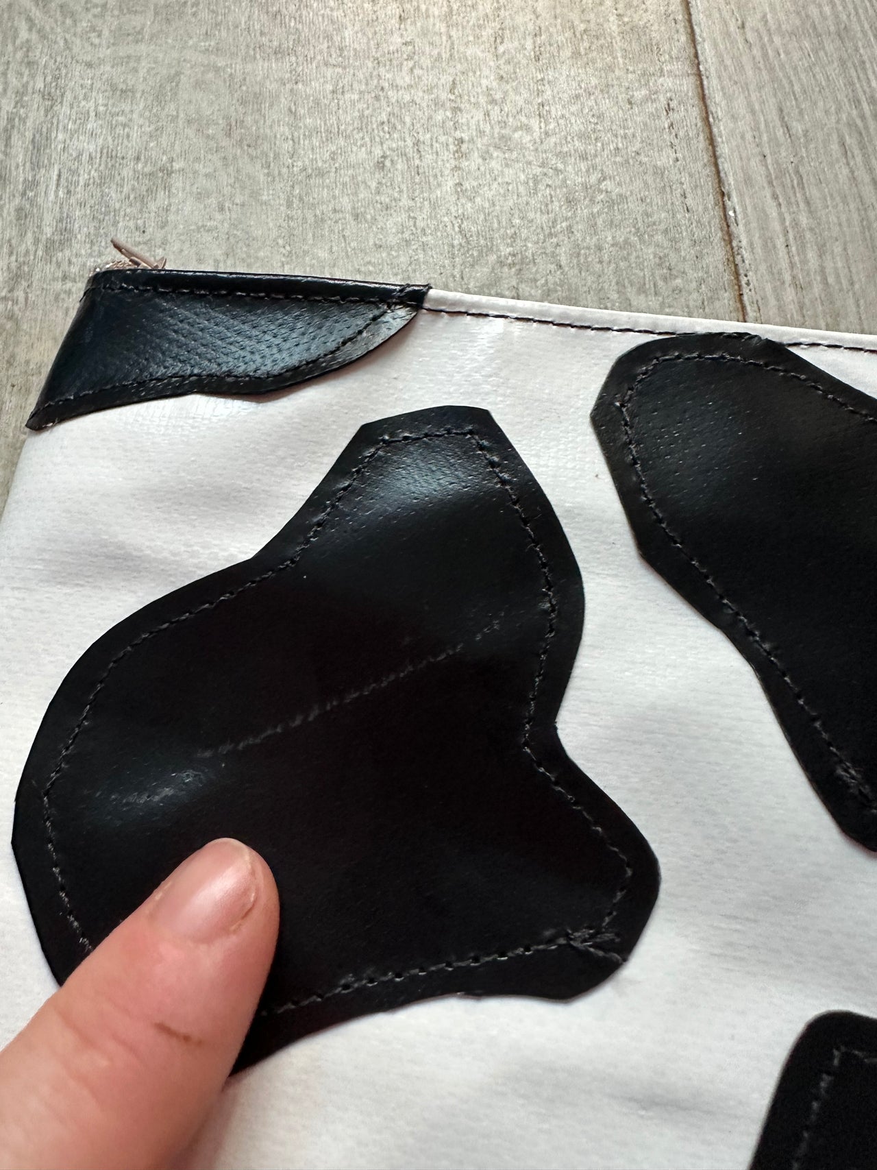 I used to be Offcuts of Plastic Canopy Cow Print  - Coin purse