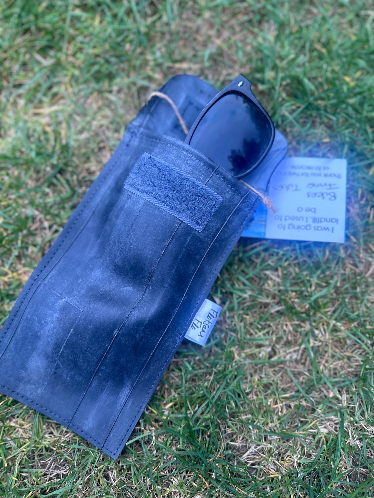 I used to be a Punctured Inner Tube - Pouch/Sunglasses Case