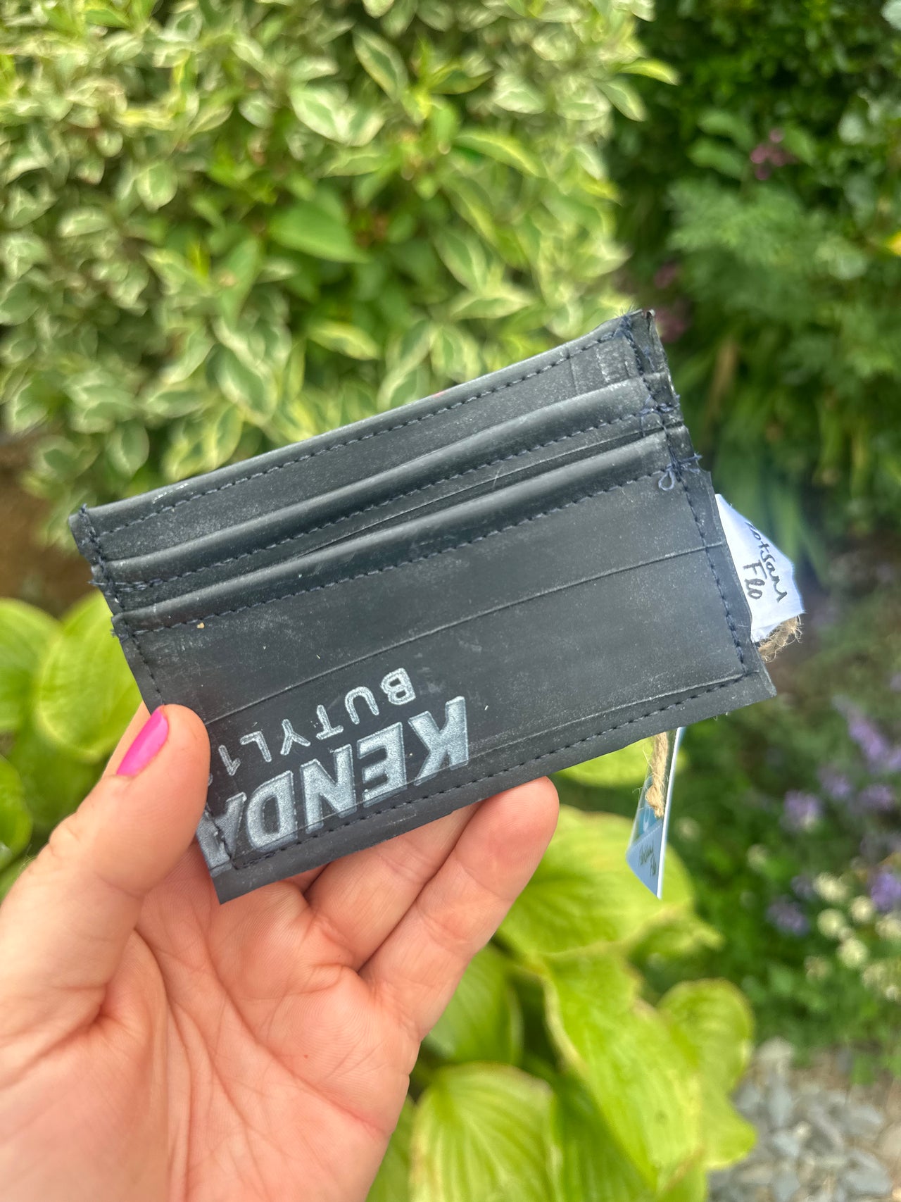 I used to be a Punctured Inner Tube - Card Holder